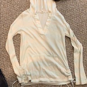 Striped Roxy Long Sleeve Shirt with Hood